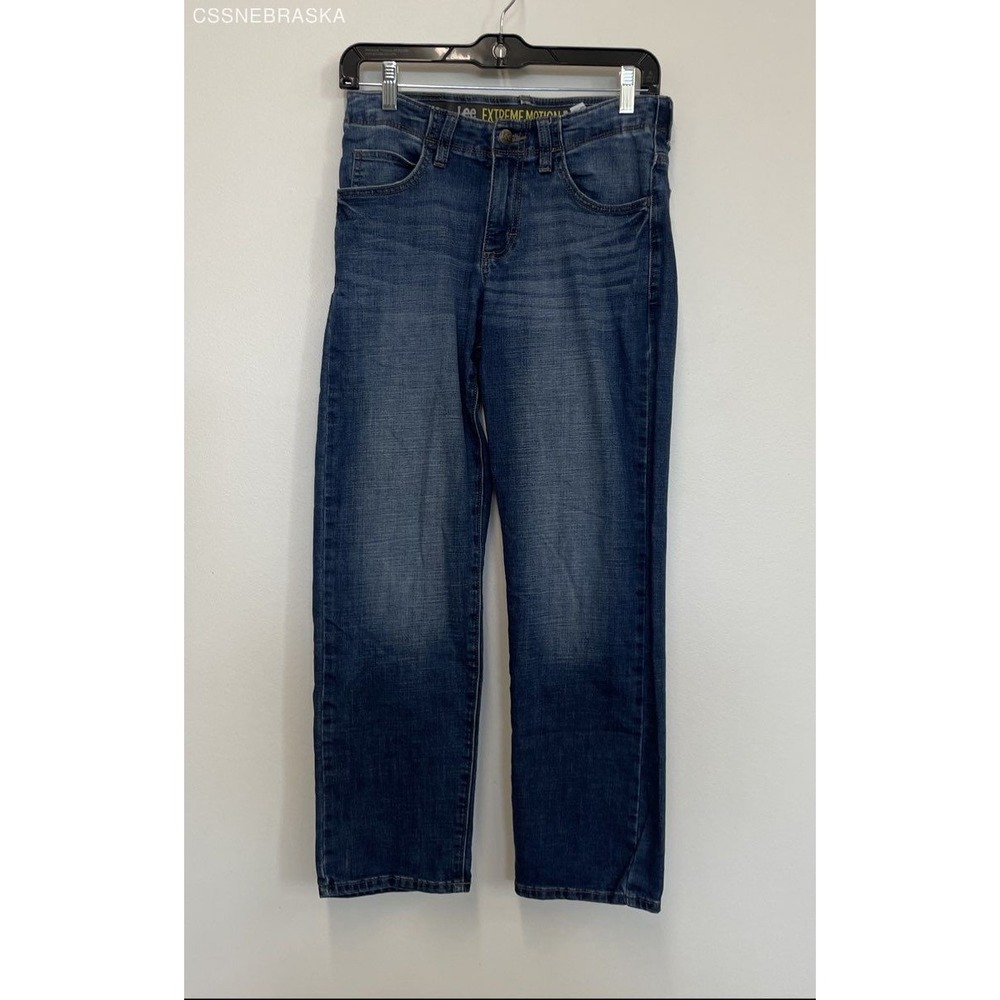 Lee 5300541 Blue Extreme Motion MVP‎ Mid Rise - Size 14R